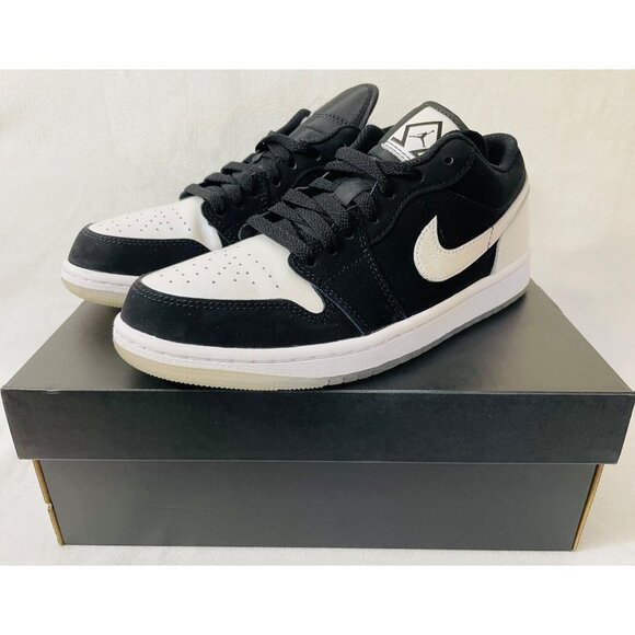 Nike Jordan 1 Low SE Diamond 2022 (DH6931-001) Black~White~Men's 7~Women's 8.5 - Picture 3 of 13